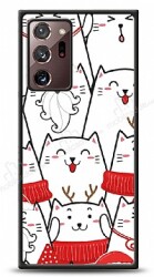 Dafoni Art Samsung Galaxy Note 20 Ultra New Year Cats Kılıf - Dafoni
