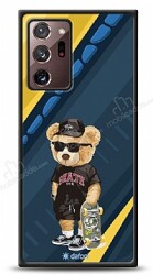 Dafoni Art Samsung Galaxy Note 20 Ultra Skate Bear Kılıf - Dafoni