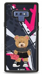 Dafoni Art Samsung Galaxy Note 9 Rock And Roll Teddy Bear Kılıf - Dafoni