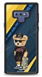 Dafoni Art Samsung Galaxy Note 9 Skate Bear Kılıf - Dafoni
