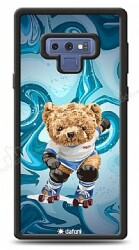 Dafoni Art Samsung Galaxy Note 9 Skating Teddy Bear Kılıf - Dafoni