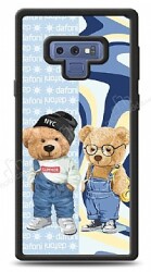 Dafoni Art Samsung Galaxy Note 9 Summer Couple Teddy Kılıf - Dafoni