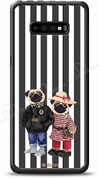 Dafoni Art Samsung Galaxy S10 Plus Cool Pugs Kılıf - Dafoni