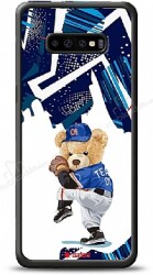 Dafoni Art Samsung Galaxy S10 Plus Hand Soccer Teddy Bear Kılıf - Dafoni