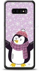 Dafoni Art Samsung Galaxy S10 Plus Penguin Kılıf - Dafoni
