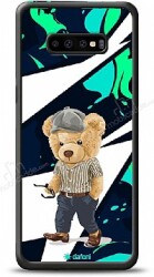 Dafoni Art Samsung Galaxy S10 Thoughtful Teddy Bear Kılıf - Dafoni