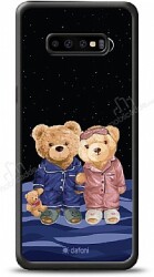 Dafoni Art Samsung Galaxy S10 Under The Stars Teddy Bears Kılıf - Dafoni