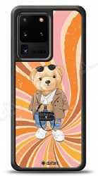 Dafoni Art Samsung Galaxy S20 Ultra Bear Effect Kılıf - Dafoni