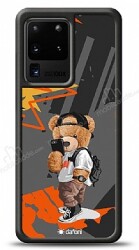 Dafoni Art Samsung Galaxy S20 Ultra Cool Teddy Bear Kılıf - Dafoni