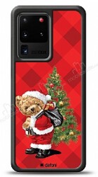 Dafoni Art Samsung Galaxy S20 Ultra Santa Bear Kılıf - Dafoni