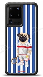 Dafoni Art Samsung Galaxy S20 Ultra Tennis Boy Pug Kılıf - Dafoni