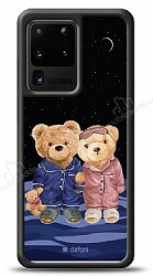 Dafoni Art Samsung Galaxy S20 Ultra Under The Stars Teddy Bears Kılıf - Dafoni