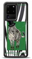Dafoni Art Samsung Galaxy S20 Ultra Zebra Pattern Kılıf - Dafoni