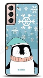 Dafoni Art Samsung Galaxy S21 Cold Penguin Kılıf - Dafoni