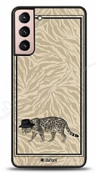 Dafoni Art Samsung Galaxy S21 Fashion Leopar Kılıf - Dafoni