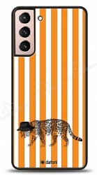 Dafoni Art Samsung Galaxy S21 Leopar Effect Kılıf - Dafoni