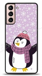 Dafoni Art Samsung Galaxy S21 Plus Penguin Kılıf - Dafoni