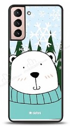 Dafoni Art Samsung Galaxy S21 Plus Snow Bear Kılıf - Dafoni