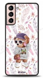 Dafoni Art Samsung Galaxy S21 Pretty Teddy Kılıf - Dafoni