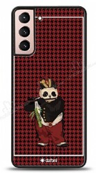 Dafoni Art Samsung Galaxy S21 Traditional Panda Kılıf - Dafoni