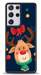 Dafoni Art Samsung Galaxy S21 Ultra Christmas Deer Kılıf - Dafoni
