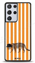 Dafoni Art Samsung Galaxy S21 Ultra Leopar Effect Kılıf - Dafoni