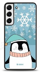 Dafoni Art Samsung Galaxy S22 5G Cold Penguin Kılıf - Dafoni