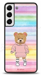 Dafoni Art Samsung Galaxy S22 Plus 5G Chic Teddy Bear Kılıf - Dafoni