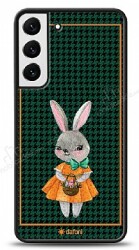 Dafoni Art Samsung Galaxy S22 Plus 5G Lady Rabbit Kılıf - Dafoni