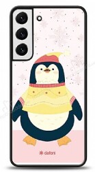 Dafoni Art Samsung Galaxy S22 Plus 5G Smiling Penguin Kılıf - Dafoni