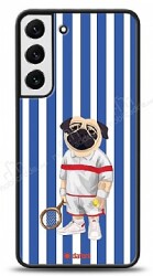 Dafoni Art Samsung Galaxy S22 Plus 5G Tennis Boy Pug Kılıf - Dafoni