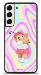 Dafoni Art Samsung Galaxy S22 Plus 5G Tennis Girl Bear Kılıf - Dafoni