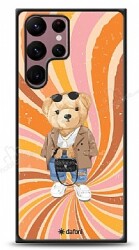 Dafoni Art Samsung Galaxy S22 Ultra 5G Bear Effect Kılıf - Dafoni