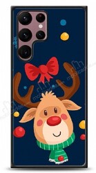 Dafoni Art Samsung Galaxy S22 Ultra 5G Christmas Deer Kılıf - Dafoni