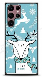 Dafoni Art Samsung Galaxy S22 Ultra 5G Cold Deer Kılıf - Dafoni