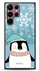 Dafoni Art Samsung Galaxy S22 Ultra 5G Cold Penguin Kılıf - Dafoni