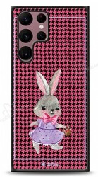 Dafoni Art Samsung Galaxy S22 Ultra 5G Fancy Rabbit Kılıf - Dafoni