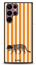 Dafoni Art Samsung Galaxy S22 Ultra 5G Leopar Effect Kılıf - Dafoni