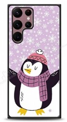 Dafoni Art Samsung Galaxy S22 Ultra 5G Penguin Kılıf - Dafoni