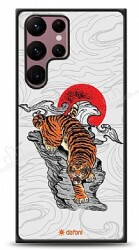 Dafoni Art Samsung Galaxy S22 Ultra 5G Roaring Tiger Kılıf - Dafoni