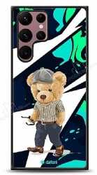 Dafoni Art Samsung Galaxy S22 Ultra 5G Thoughtful Teddy Bear Kılıf - Dafoni