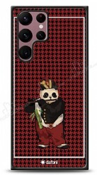 Dafoni Art Samsung Galaxy S22 Ultra 5G Traditional Panda Kılıf - Dafoni
