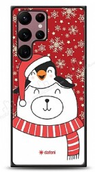 Dafoni Art Samsung Galaxy S22 Ultra 5G Winter Friends Kılıf - Dafoni