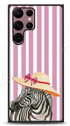 Dafoni Art Samsung Galaxy S22 Ultra 5G Zebra Fashion Kılıf - Dafoni