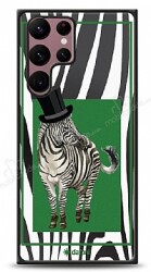Dafoni Art Samsung Galaxy S22 Ultra 5G Zebra Pattern Kılıf - Dafoni