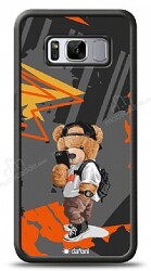 Dafoni Art Samsung Galaxy S8 Cool Teddy Bear Kılıf - Dafoni