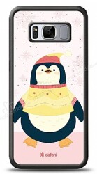 Dafoni Art Samsung Galaxy S8 Plus Smiling Penguin Kılıf - Dafoni