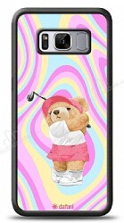 Dafoni Art Samsung Galaxy S8 Plus Tennis Girl Bear Kılıf - Dafoni