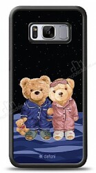 Dafoni Art Samsung Galaxy S8 Plus Under The Stars Teddy Bears Kılıf - Dafoni
