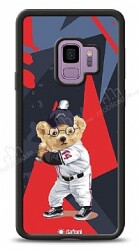 Dafoni Art Samsung Galaxy S9 Baseball Bear Kılıf - Dafoni